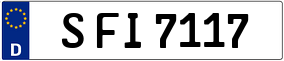 Truck License Plate